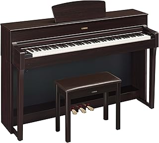 Arius, Console Digital Weighted 88-Key Graded Hammer 3 Action, CFX Concert Grand Piano Sound, Includes Bench, Dark Rosewood (YDP184R)